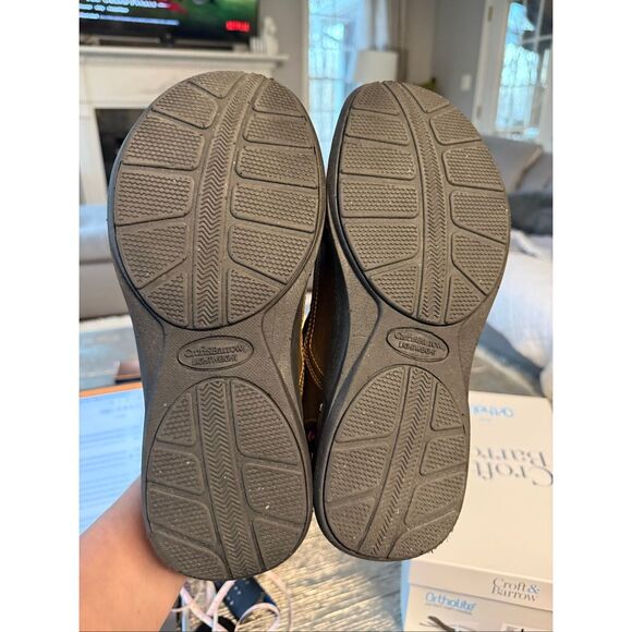 Croft & Barrow w/ Ortholite Ellis Brown Sandals sz 10 EUC